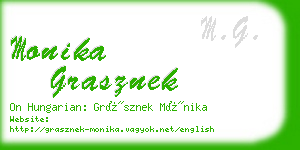 monika grasznek business card